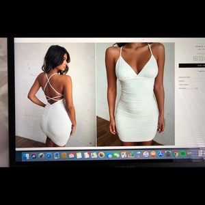 TigerMist Amber Dress WHITE SIZE: MEDIUM